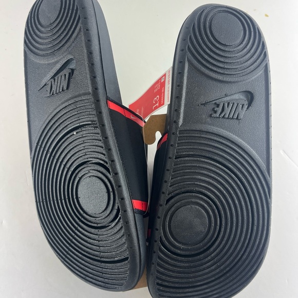 NIKE OHIO STATE OFFCOURT SLIDES SANDALS BLACK RED RARE NEW DD0534-001 - Picture 4 of 6